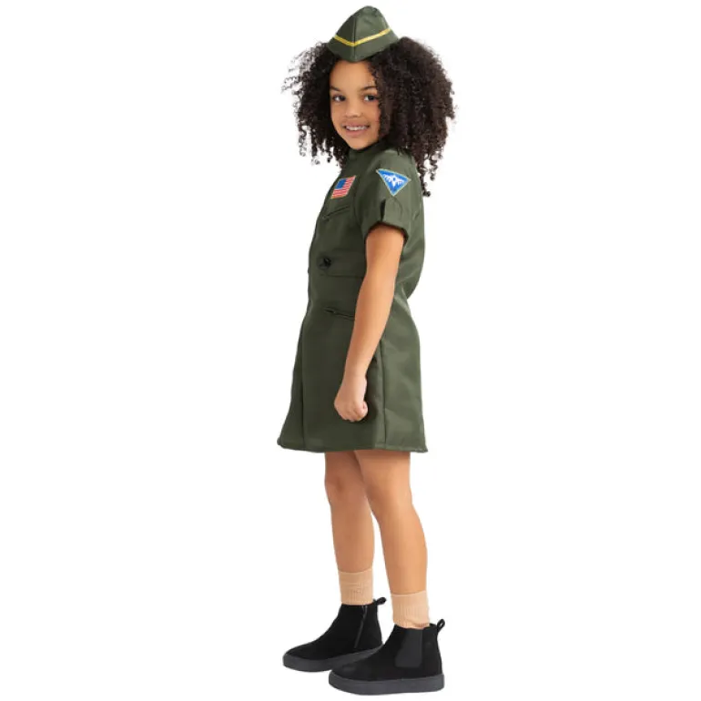 Girls Air Force Fighter Pilot Costume Dress