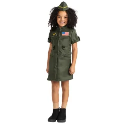 Girls Air Force Fighter Pilot Costume Dress