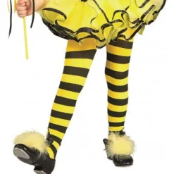 Girls Bumble Bee Tights