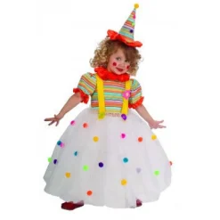 Girls Candy Clown Costume