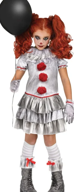 Girls Carnevil Clown Costume