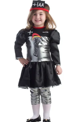 Girls Energizer Battery Costume