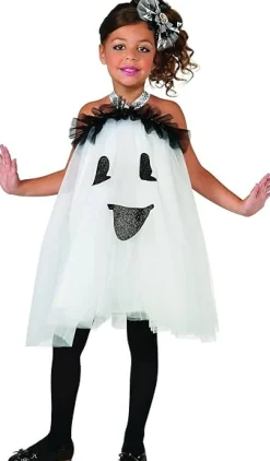 Girls Ghost Gal Tutu Dress Costume