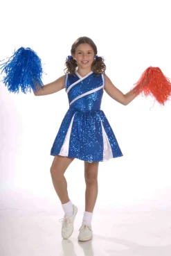 Girls Glitzy Cheerleader Costume