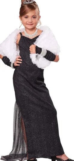 Girls Hollywood Diva Costume Dress