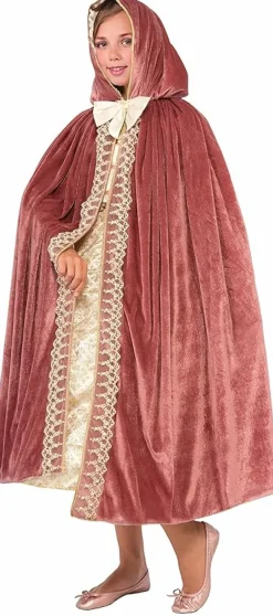 Girl's Mauve Royal Princess Cape