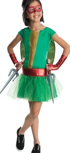 Girls Ninja Turtles Raphael Costume