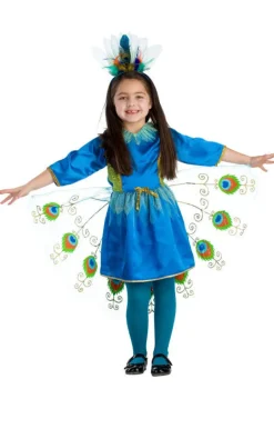 Girls Proud Peacock Costume