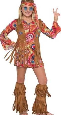 Girls 60s Hippie Costume