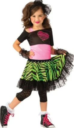Girls 80's Material Girl Costume