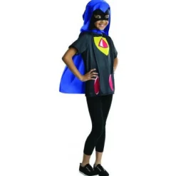 Girls Teen Titans Go Raven Costume Top