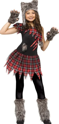 Girls Wild Wolfie Costume