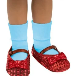 Girls Wizard of Oz Dorothy Sequin Shoe Covers