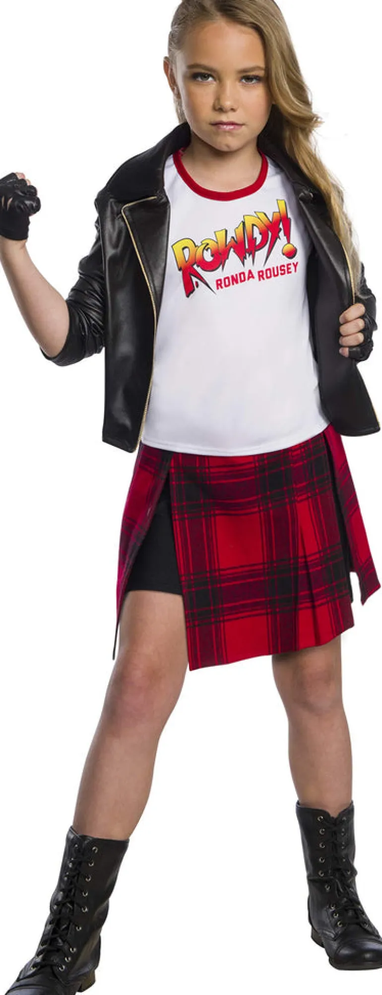 Girls WWE Deluxe Rowdy Ronda Rousey Costume