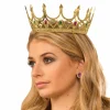 Gold Royal Queen Crown Costume Accessory