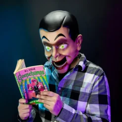 Goosebumps Night of the Living Dummy Slappy the Dummy Vinyl Costume Mask