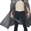 Gray Medieval Viking Dragon Master Cape Costume Accessory