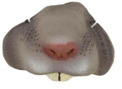 Gray Mouse Nose Costume Accessory