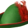 Green Felt Elf Hat Costume Accessory