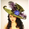 Green Gothic Victorian Hat