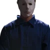 Halloween Movie Michael Myers Costume Mask with Plush Hair