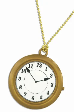 Halloween Rapper Big Clock Necklace
