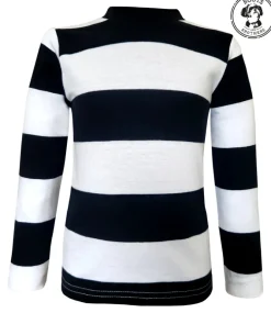 Infants/Toddlers/Kids Black & White Striped T-Shirt Costume