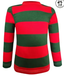 Infants/Toddlers/Kids Red & Green Nightmare on the Street Striped T-Shirt Costume