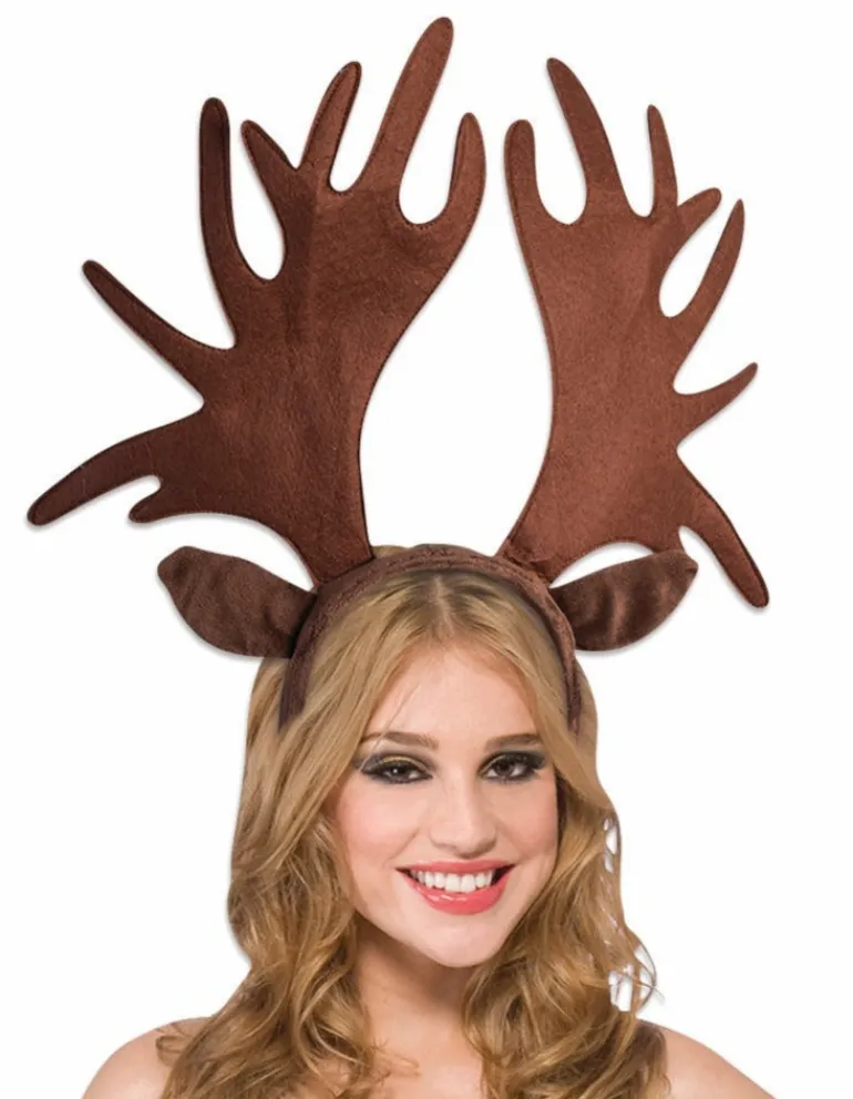 Jumbo Moose Antlers Headband Costume Accessory
