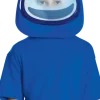 Kids Among Us Blue Impostor Costume Mask