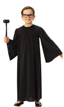 Kids Black Judge Robe Costume
