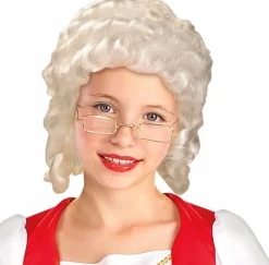 Kids Blonde Colonial Girl Wig