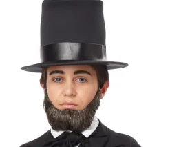 Kids Honest Abe Abraham Lincoln Costume Beard
