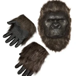Kids King Kong Costume Mask & Gloves Accessory Kit