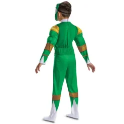 Kids Mighty Morphin Power Rangers Green Ranger Muscle Costume