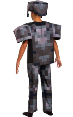 Kids Minecraft Deluxe Netherite Armor Costume
