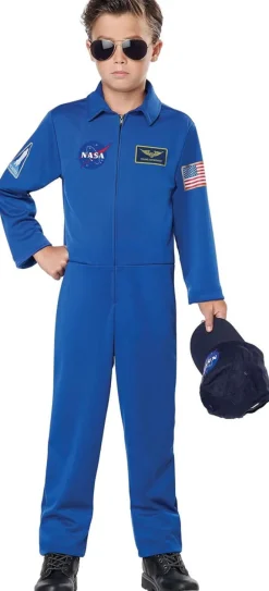 Kids NASA Astronaut Jumpsuit Costume