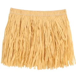 Kids Natural Tan Raffia Mini Hula Skirt