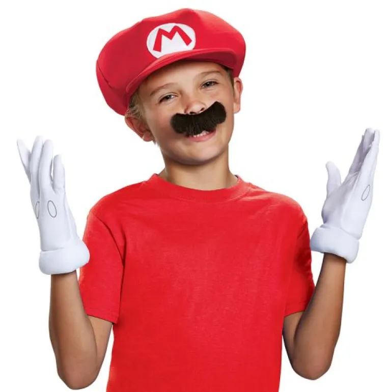 Kids Nintendo Mario Costume Accessory Kit