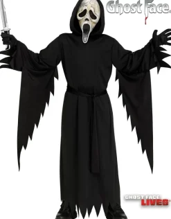 Kids Scream Aged Ghost Face Costume