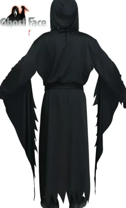 Kids Scream Electroluminescence Ghost Face Costume
