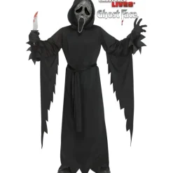 Kids Scream Gun Powder Bling Ghost Face Costume