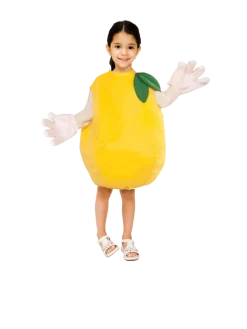 Kids Unisex Zesty Lemon Costume