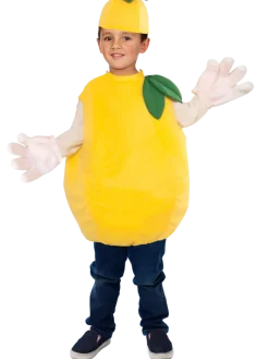 Kids Unisex Zesty Lemon Costume