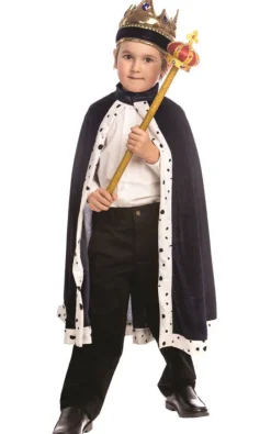 King's Robe & Crown Set - Various Colors