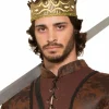 Medieval Fantasy King Crown Costume Accessory