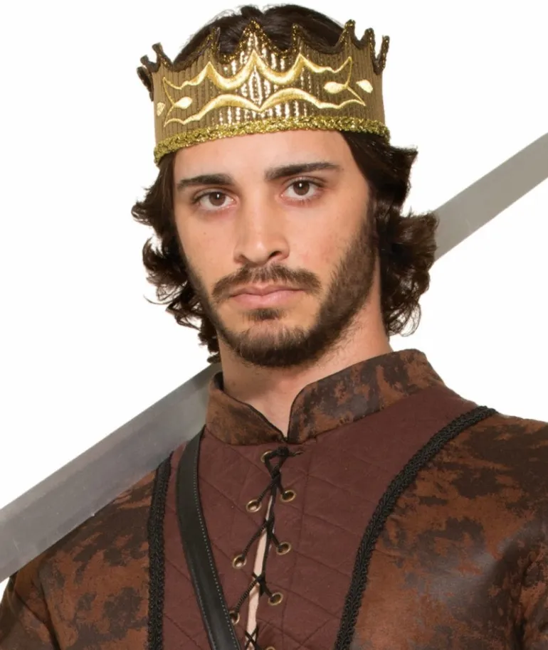 Medieval Fantasy King Crown Costume Accessory