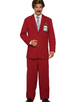 Mens Anchorman Ron Burgundy Costume
