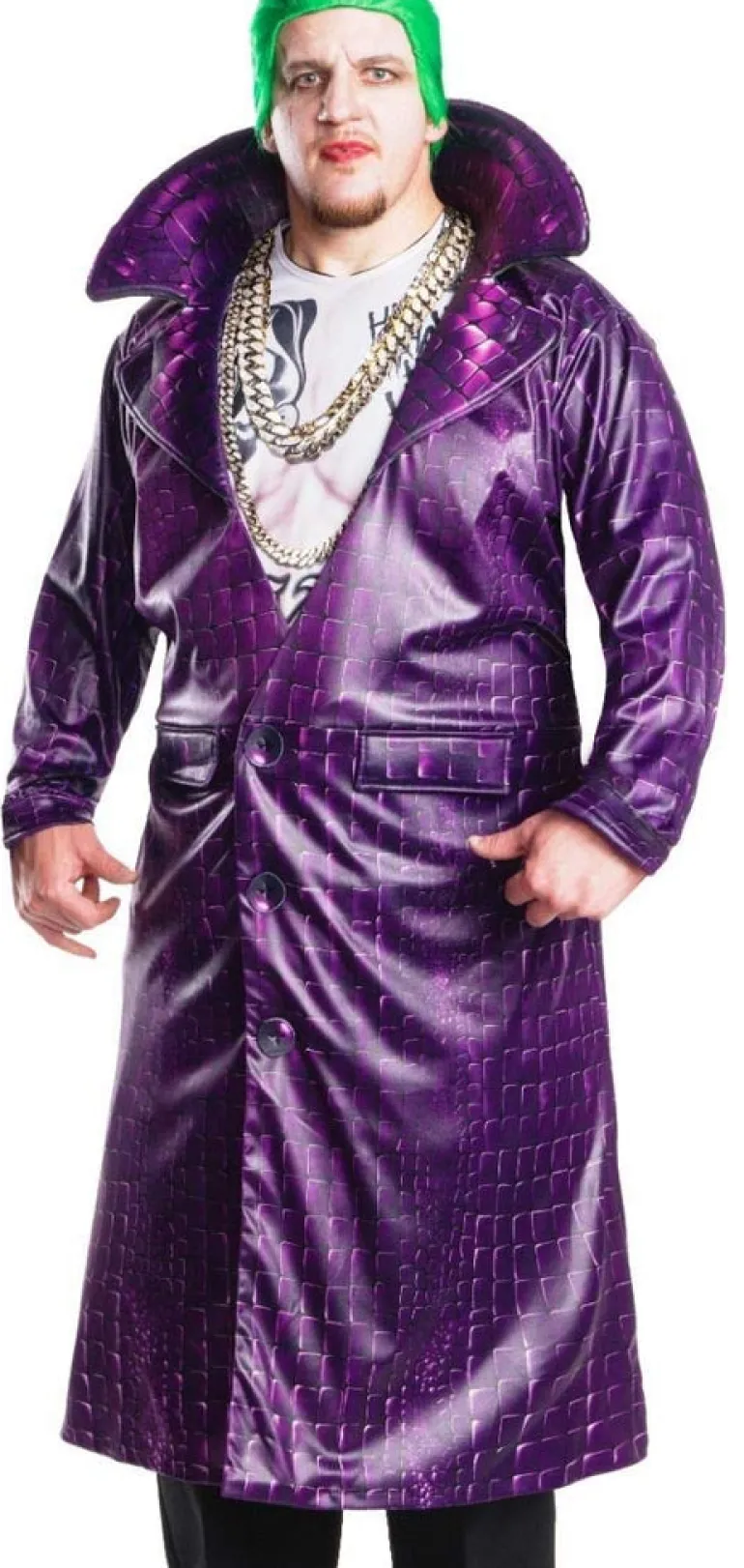 Mens DC Comics Suicide Squad Plus Size Deluxe Joker Costume