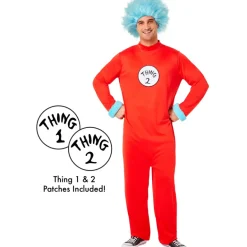 Mens Dr. Seuss Thing 1 & 2 Costume